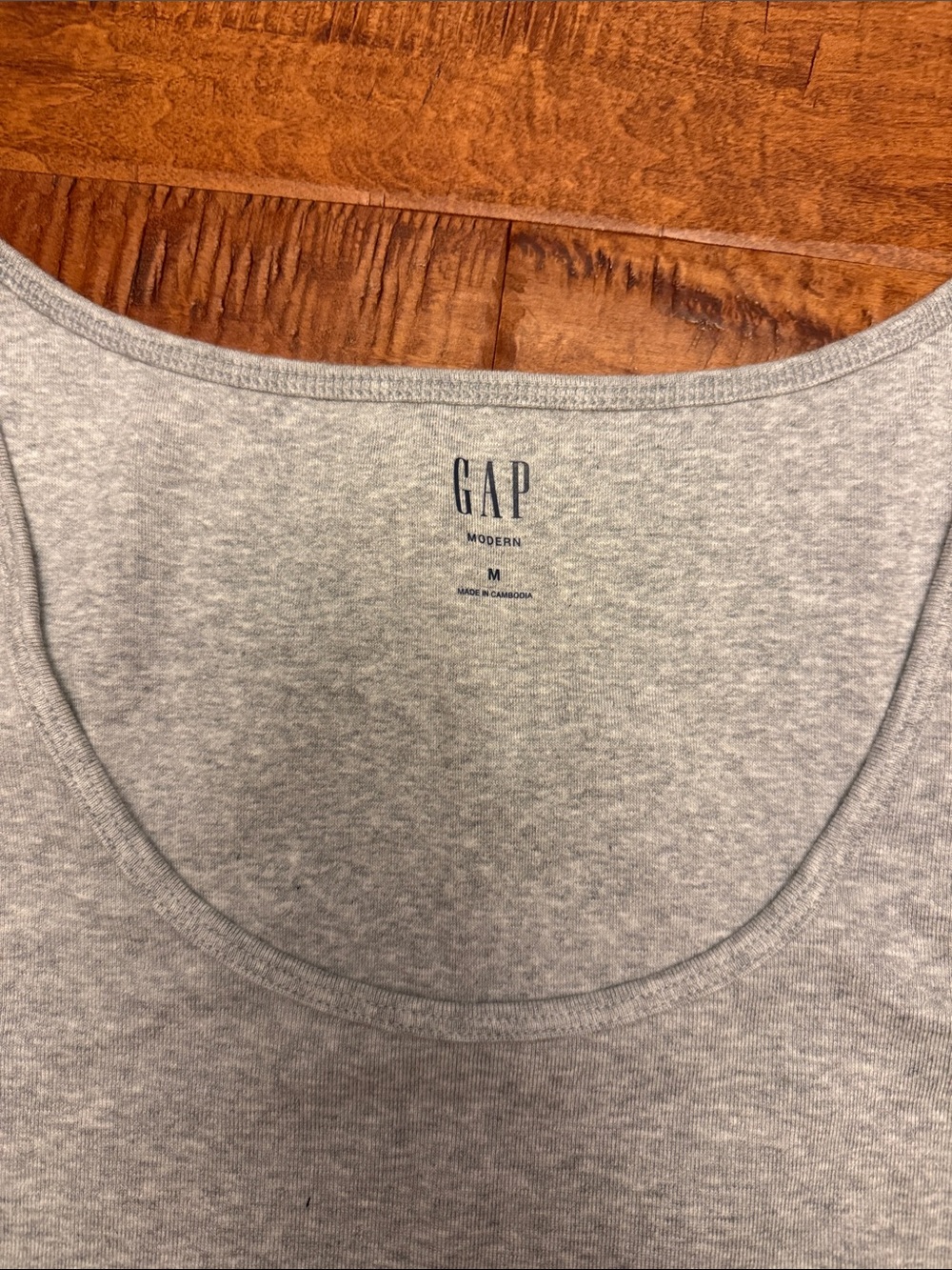 GAP Modern Tank Top in Light Gray - Picture 9 of 10
